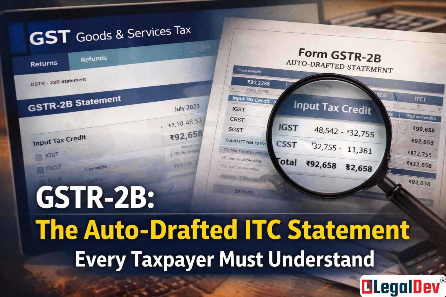 GSTR-2B: The Auto-Drafted ITC Statement Every Taxpayer